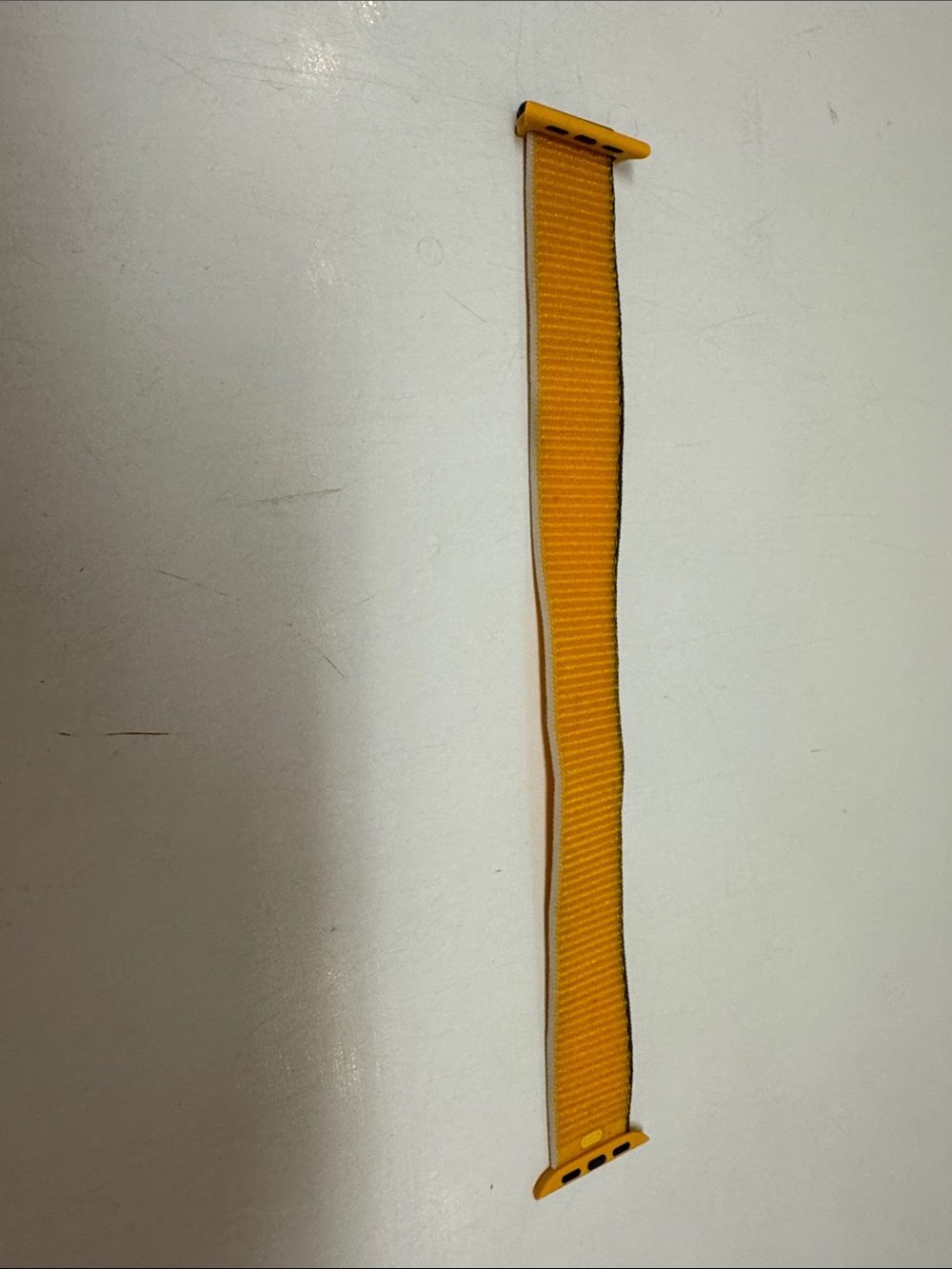 Apple Yellow Nylon Loop Watch Band